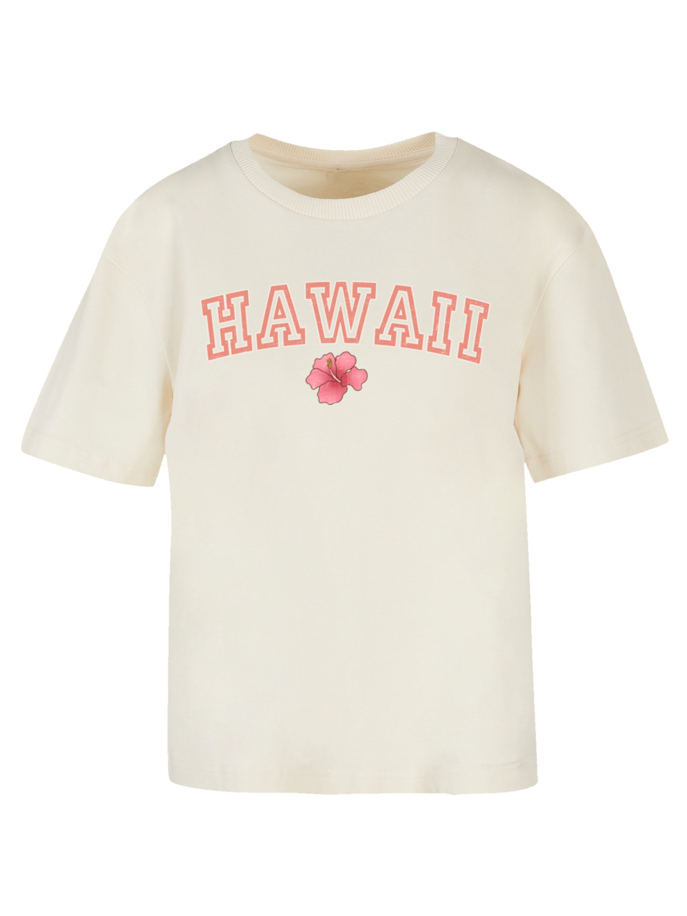T-shirt 'Hawaii' F4NT4STIC en beige : devant