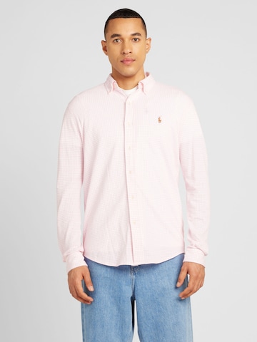 Polo Ralph Lauren Regular fit Overhemd in Roze: voorkant