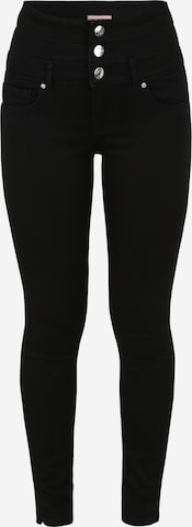 Only Petite Skinny Jeans in Black: front