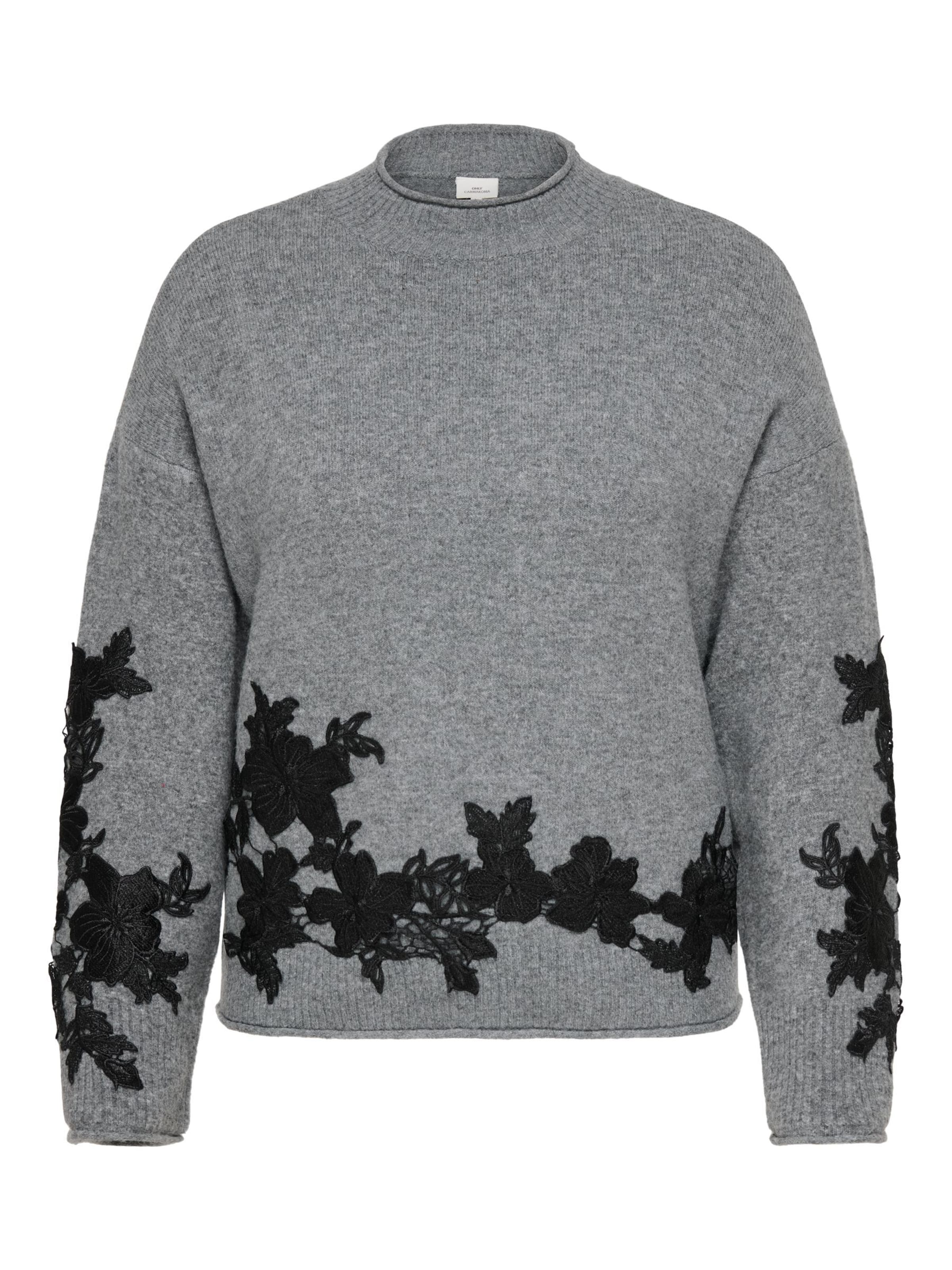 ONLY Carmakoma - Jersey 'CARLisa' en gris: frente