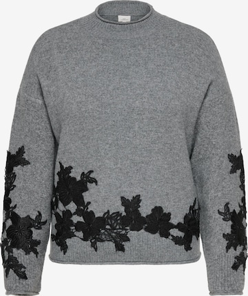 Pullover 'CARLisa' di ONLY Carmakoma in grigio: frontale