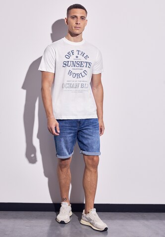 Street One MEN T-Shirt in Weiß