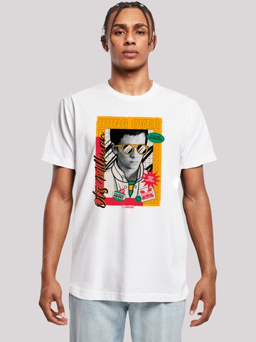 T-Shirt 'Sex Education Otis Hung Over Collage Netflix TV Series' F4NT4STIC en blanc : devant