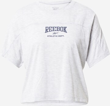 Reebok - Camiseta funcional en gris: frente