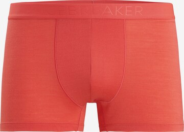 Pantaloncini intimi sportivi di ICEBREAKER in rosso: frontale