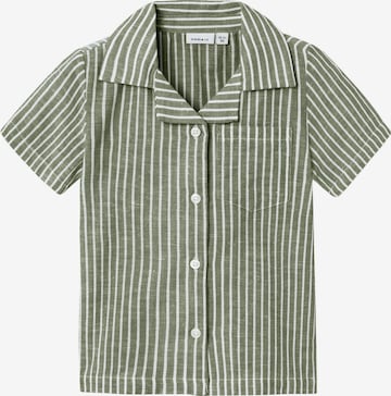 NAME IT Regular fit Overhemd in Groen: voorkant