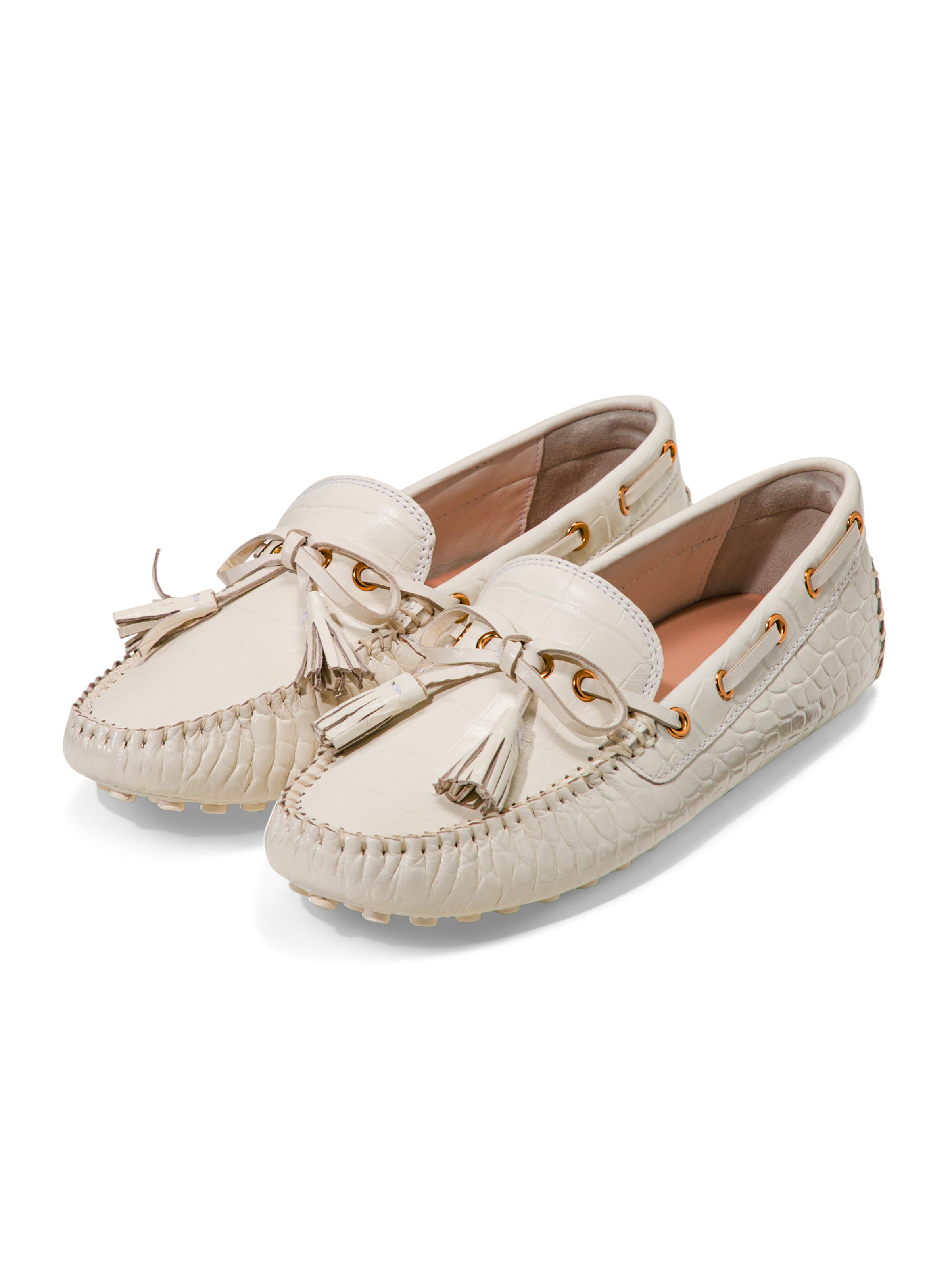 Mocassin 'GISSELLA DRIVERS' Cole Haan en blanc