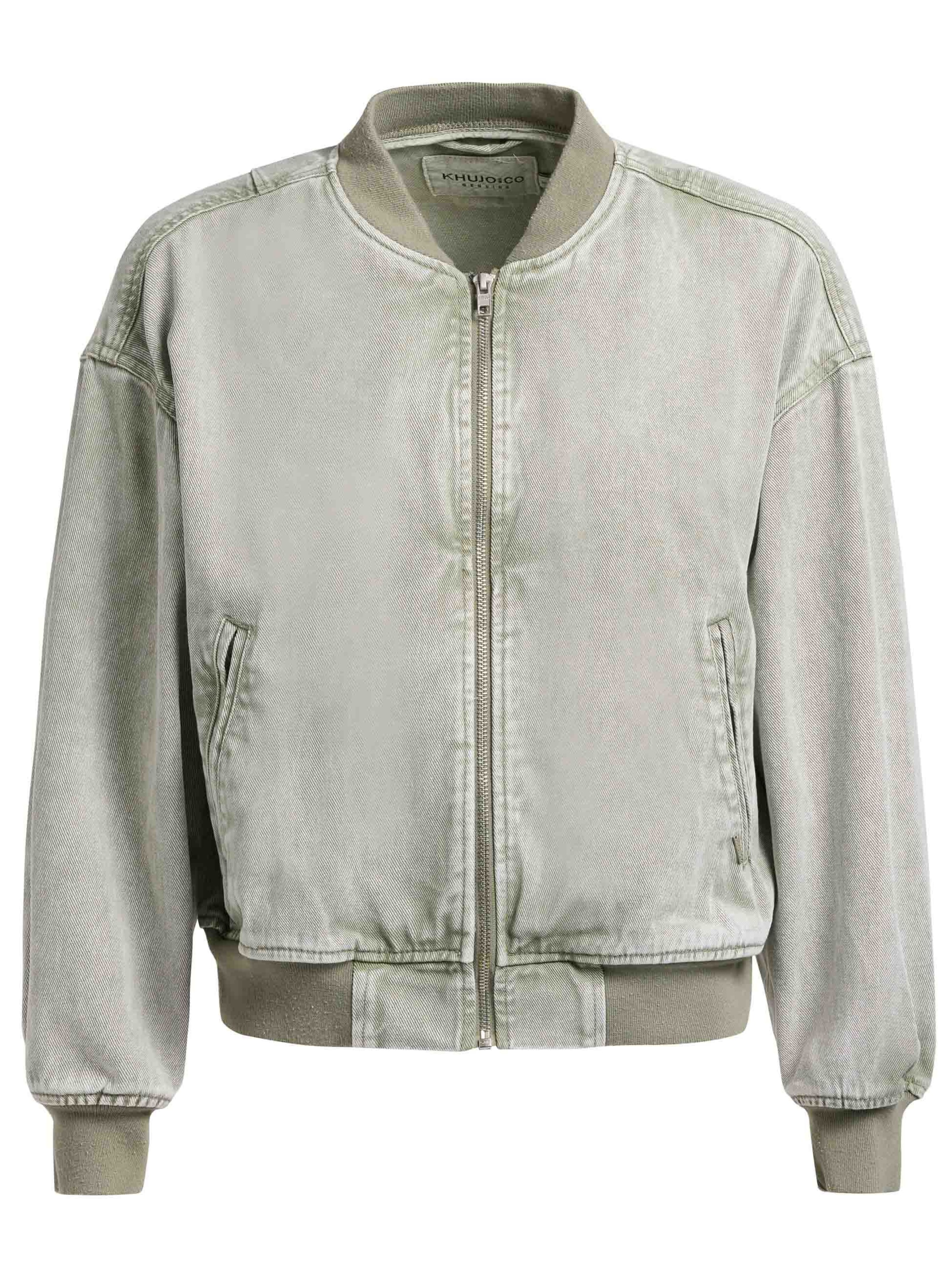 Veste mi-saison 'CLARA' khujo en vert : devant