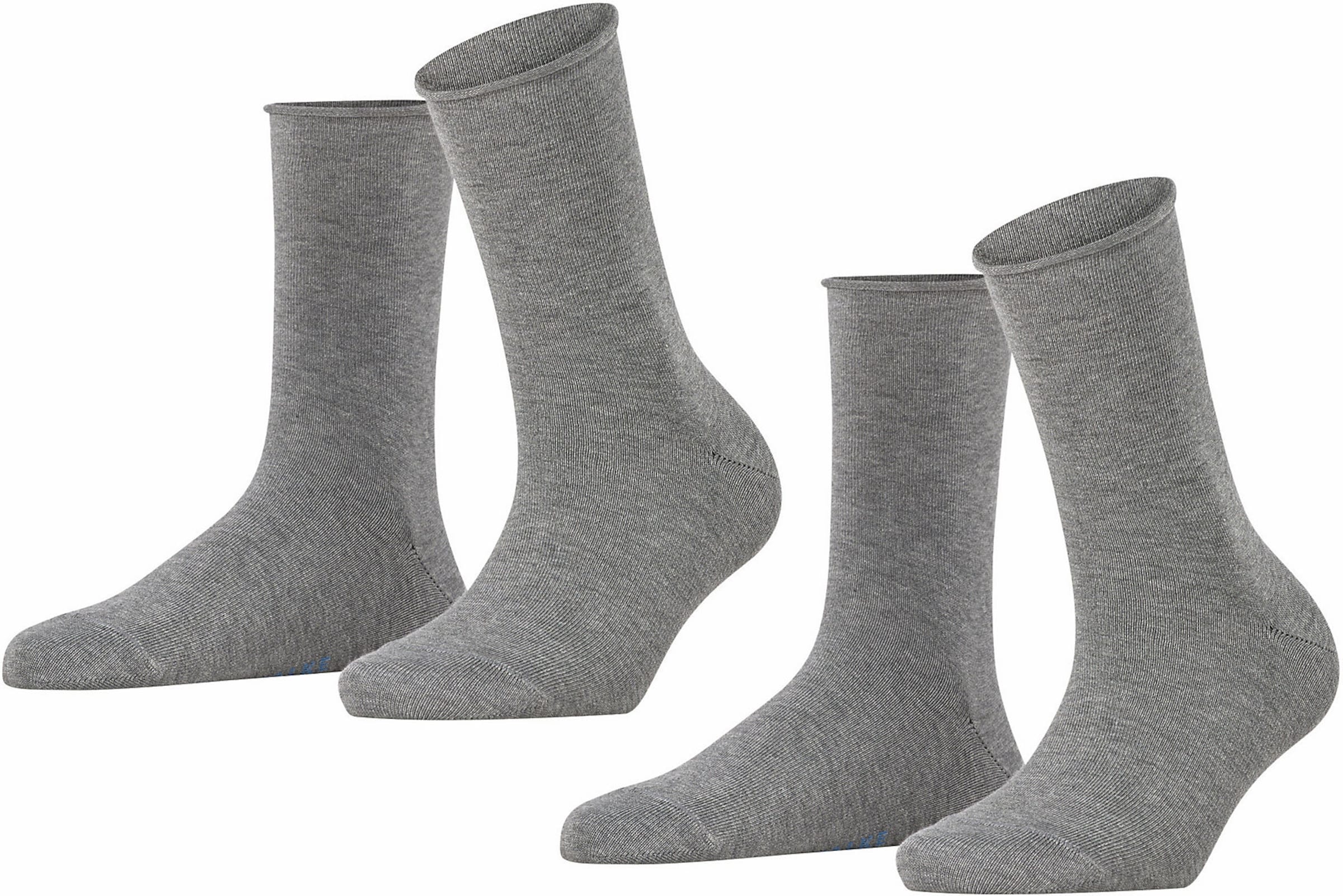 FALKE Socks in Grey: front