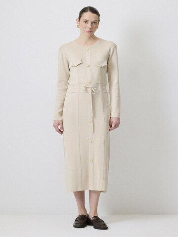 Touche Prive Gebreide jurk in Beige