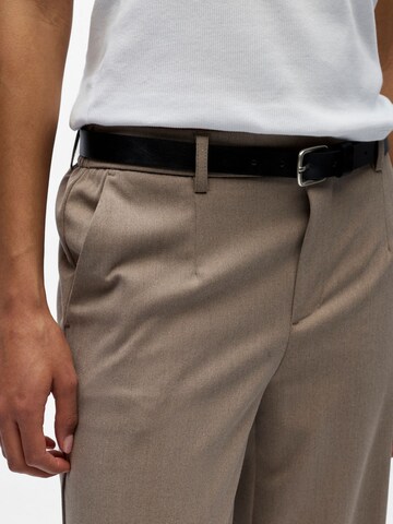 OBJECT Wide leg Bandplooibroek 'OBJLisa' in Bruin