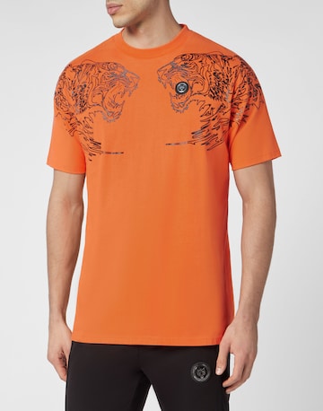 Plein Sport T-Shirt ' Tiger ' in Orange