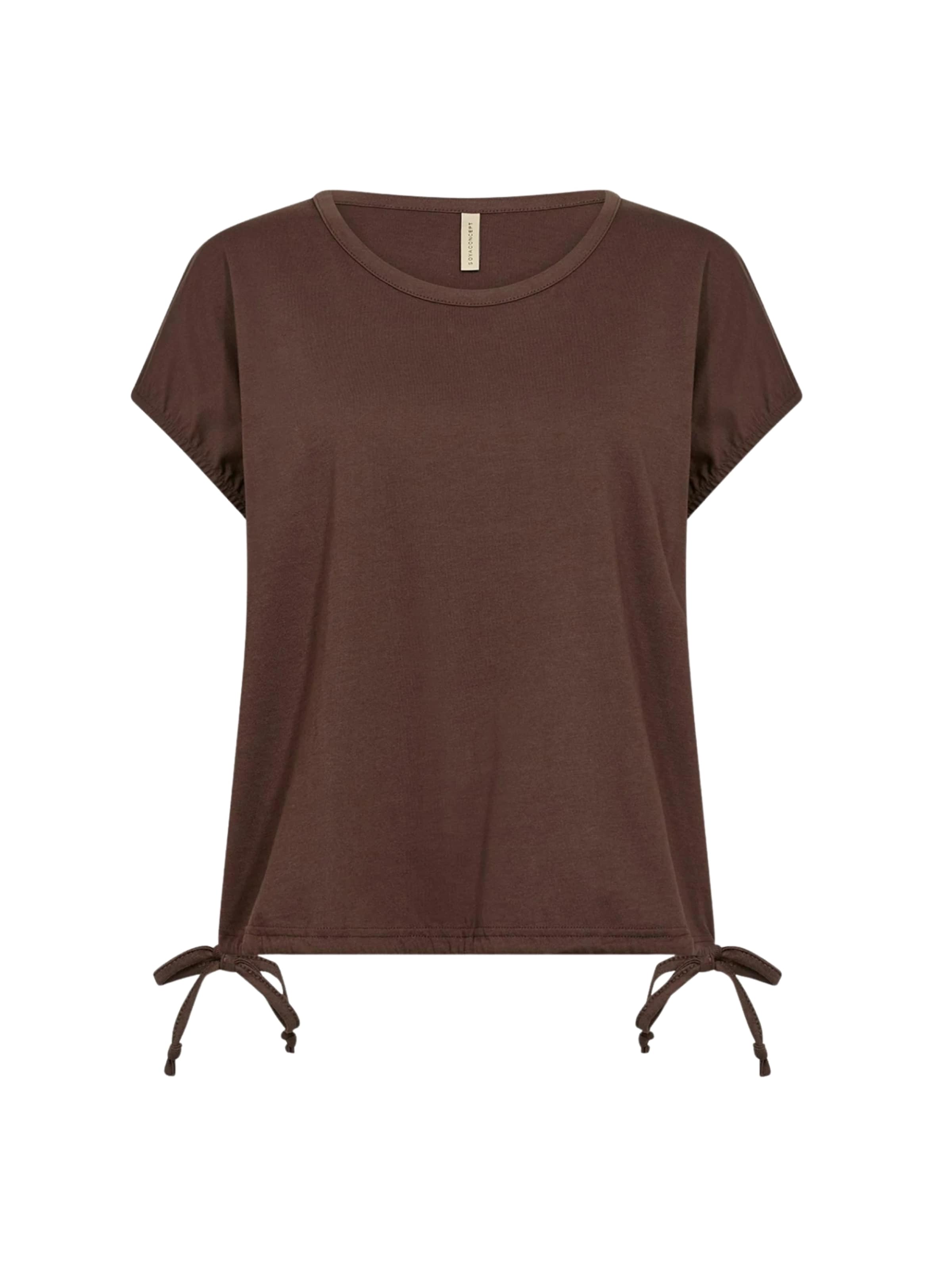 Soyaconcept Top – hnědá: přední strana