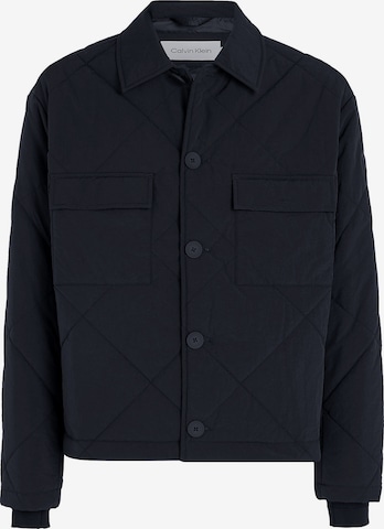 Veste mi-saison Calvin Klein en noir : devant