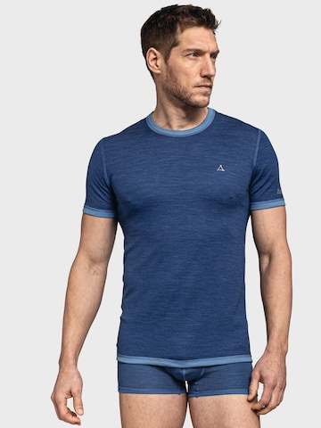 Schöffel Sportshirt in Blau: Vorderseite