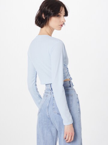 Femme Luxe Shirt 'FERN' in Blau