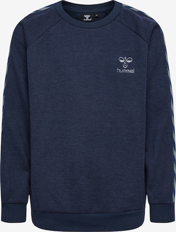 Hummel Sweatshirt 'Wong' in Blauw: voorkant