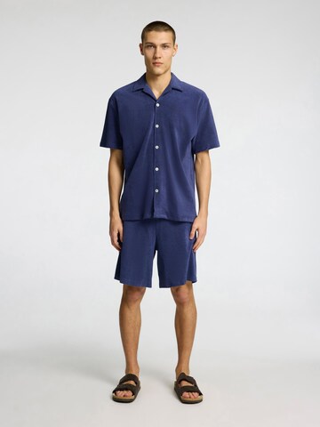 SELECTED HOMME Comfort Fit Hemd in Blau