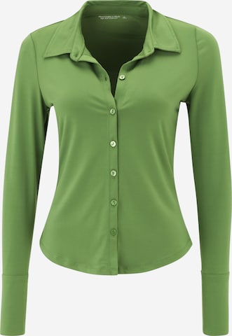 Abercrombie & Fitch - Blusa em verde: frente