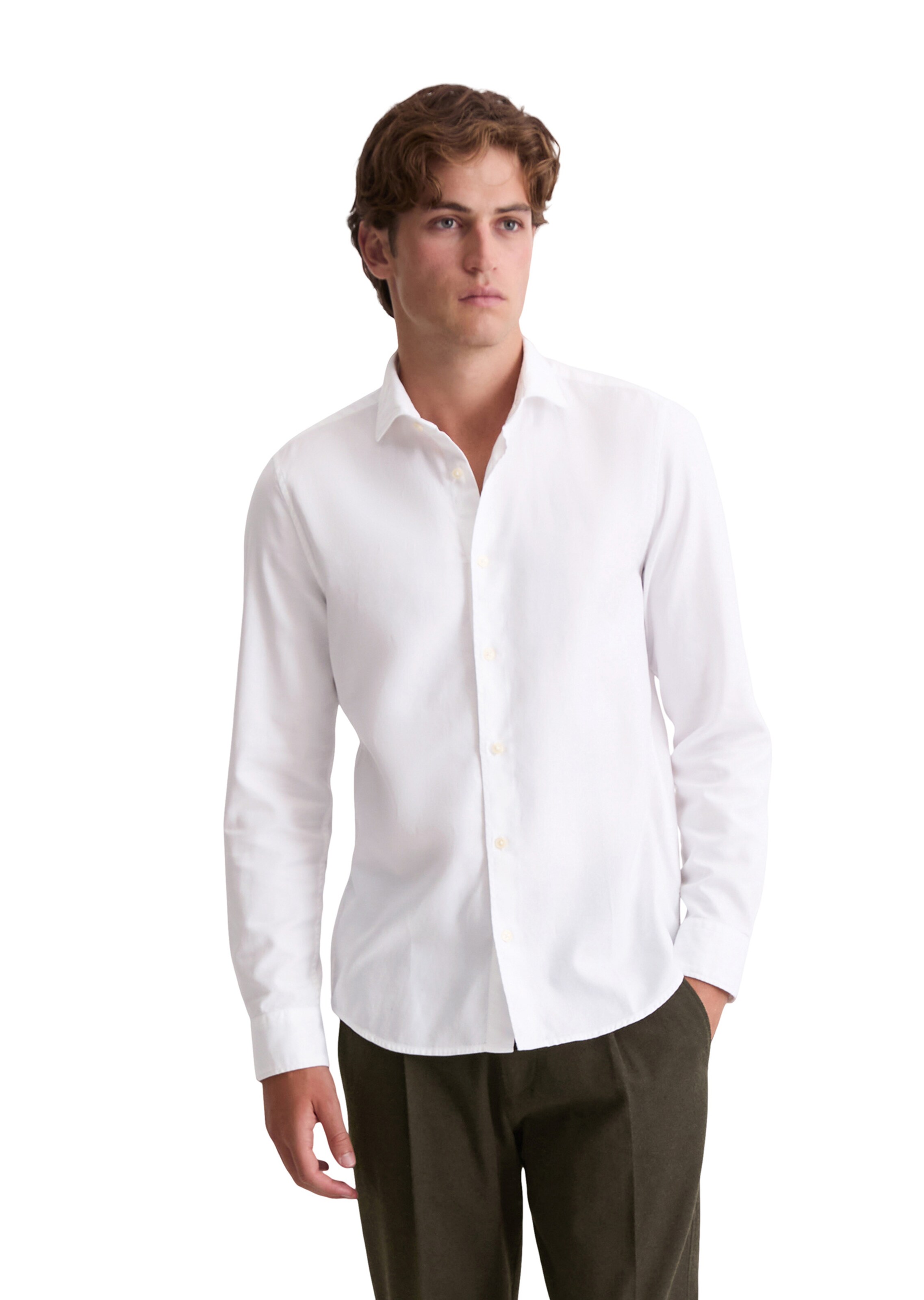 Marc O'Polo - Ajuste regular Camisa en blanco: frente