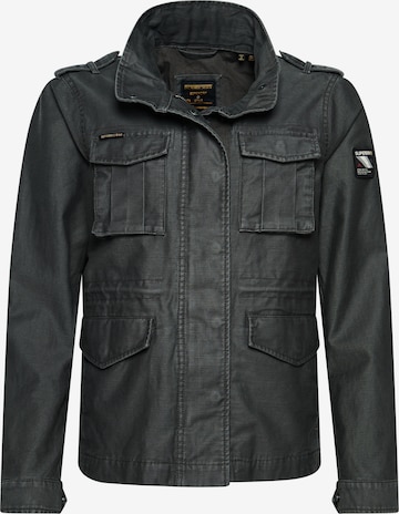 Veste mi-saison Superdry en noir : devant