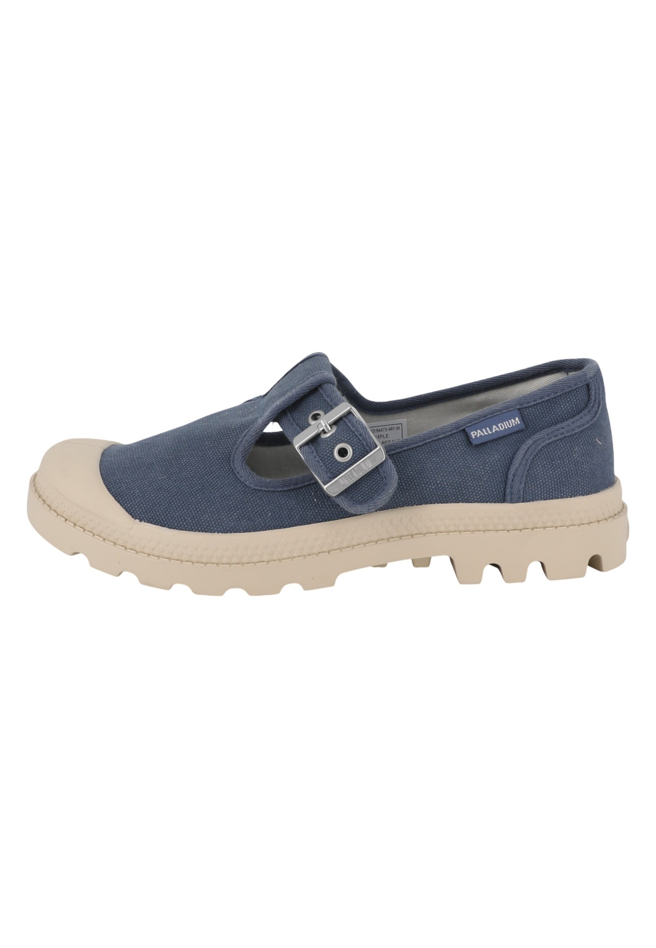 Palladium Slip-on 'Pampam-Jane' in Blauw: voorkant
