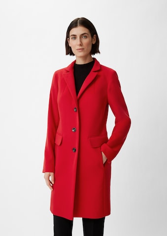 COMMA Between-Seasons Coat in Red: front