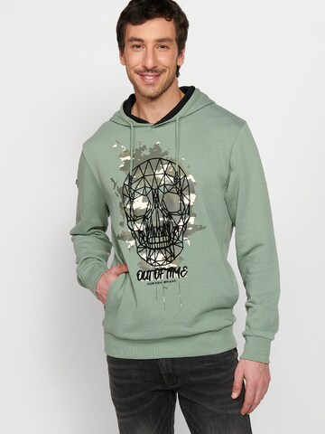 Sweat-shirt KOROSHI en vert