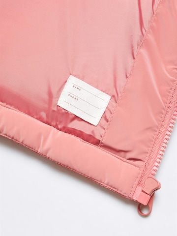 MANGO KIDS Prehodna jakna 'Chiara' | roza barva