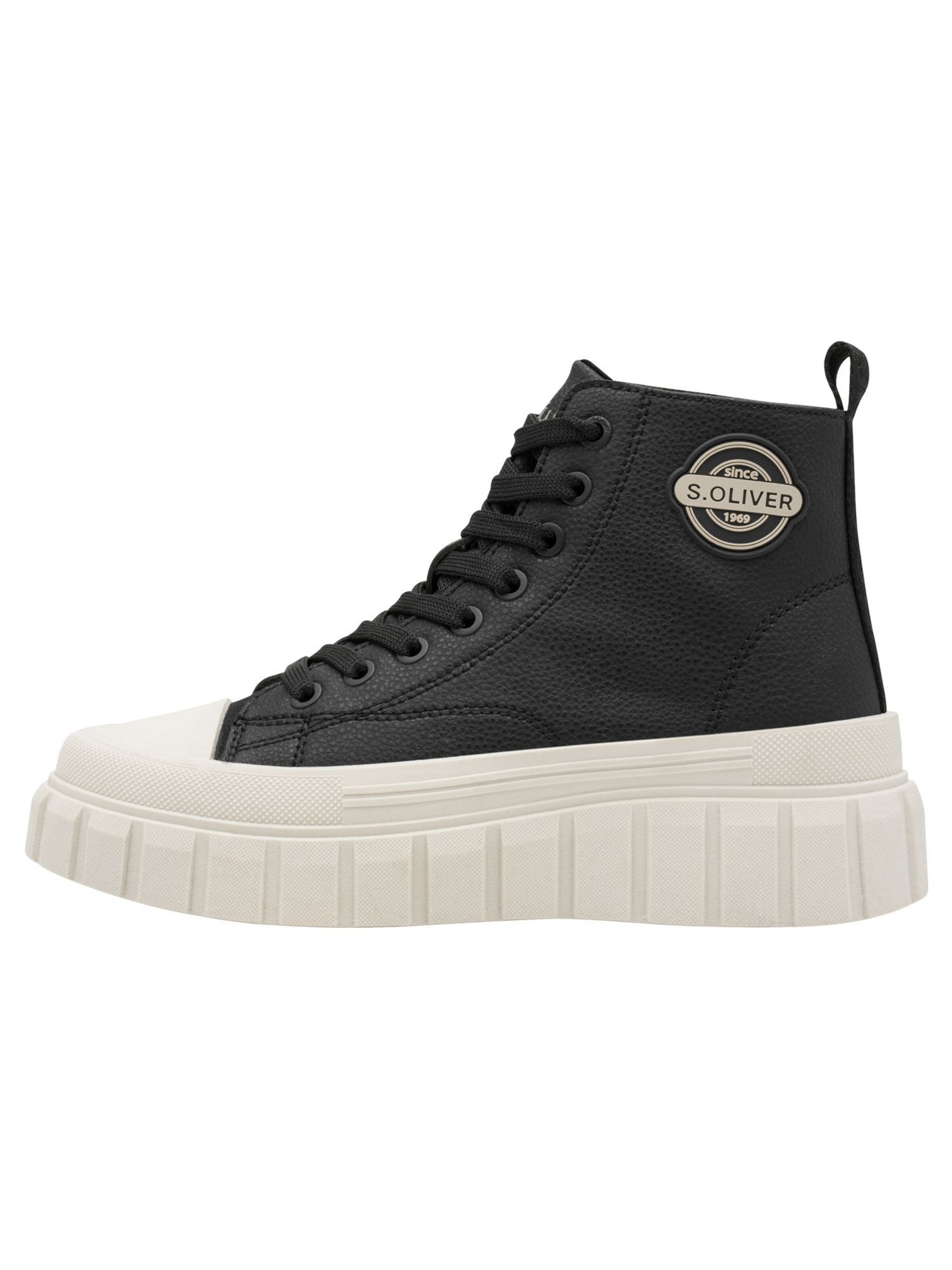 s.Oliver Sneaker in Schwarz