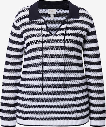 mėlyna Ulla Popken Megztinis: priekis