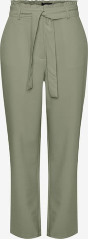 PIECES Regular Pants in Green: front