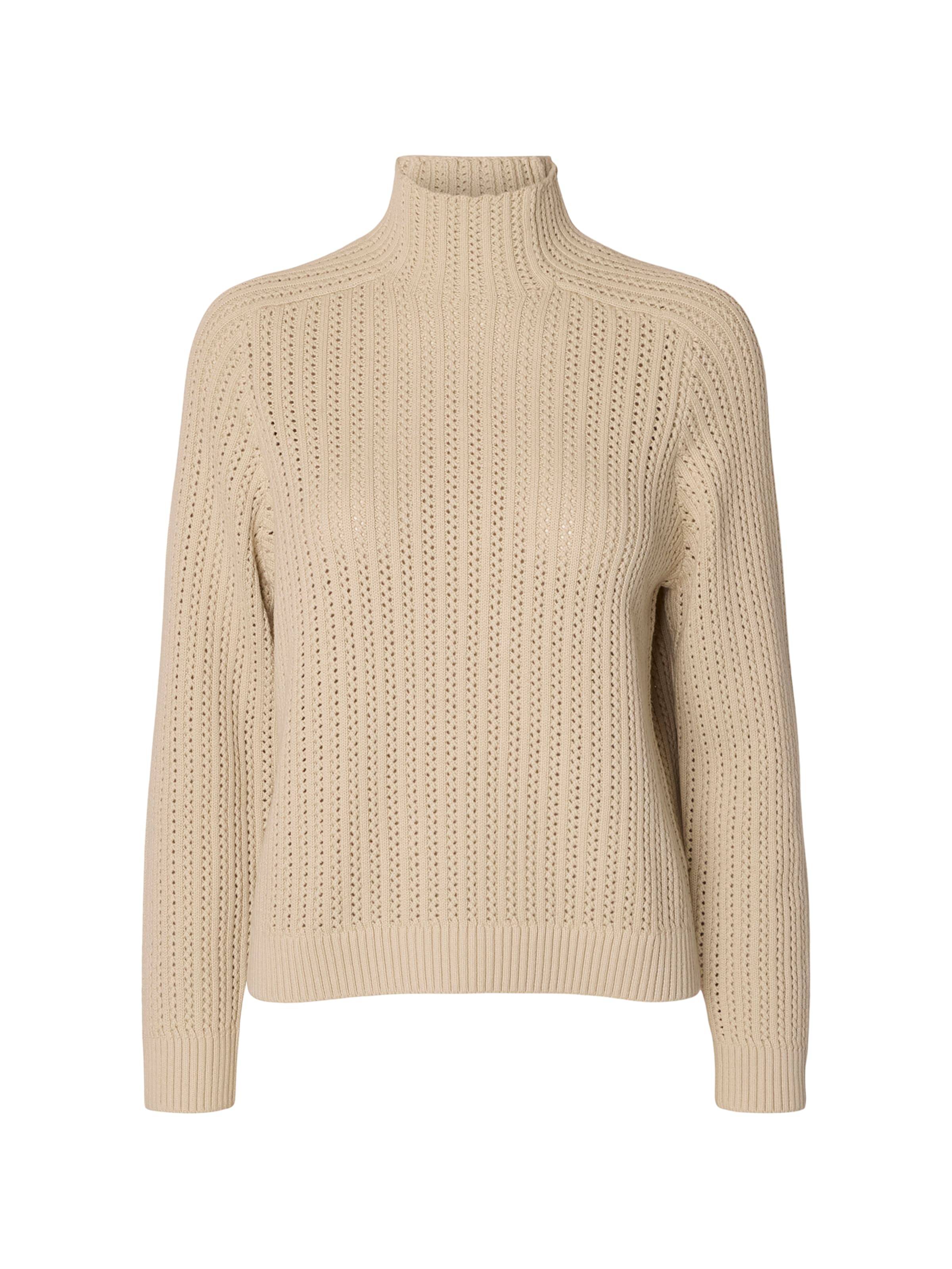 SELECTED - Jersey 'SLWOLGA' en beige: frente