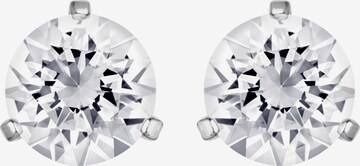 Swarovski - Pendientes en plata: frente