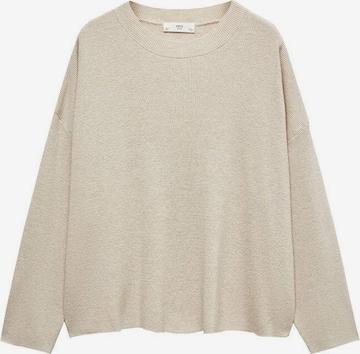 MANGO Sweater in Beige: front