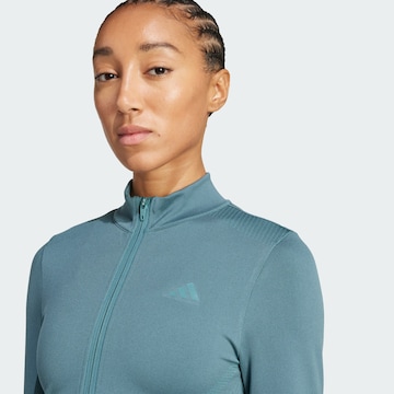 ADIDAS PERFORMANCE Sports cardigan 'Essentials' in Green