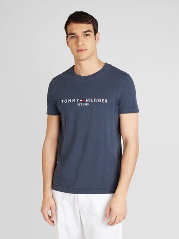 mėlyna TOMMY HILFIGER Marškinėliai: priekis