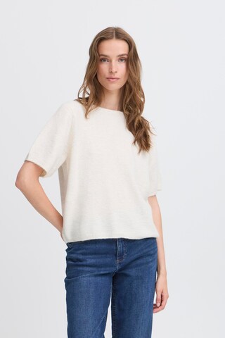 ICHI Sweater 'IHKAMARA' in Beige: front