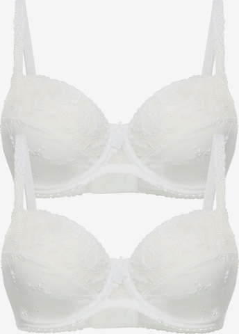 Conturelle BH 'Provence' in Weiß: Vorderseite