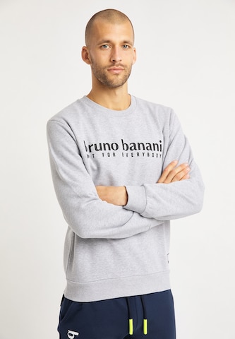 Sweat-shirt 'King' BRUNO BANANI en gris : devant