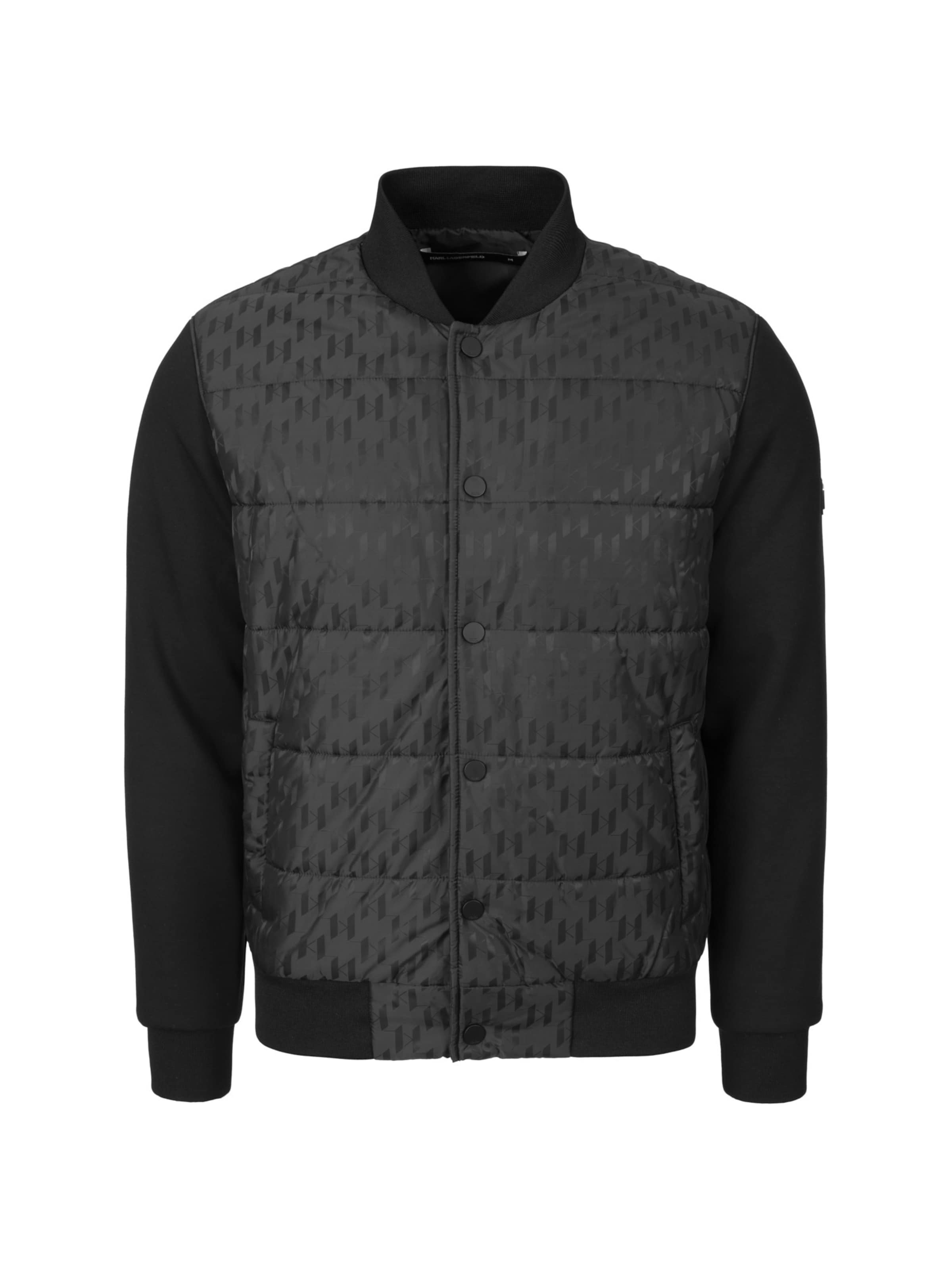 Giacca di mezza stagione Karl Lagerfeld di colore antracite / nero, Visualizzazione prodotti