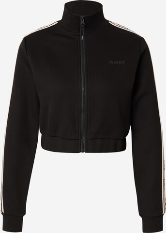 juoda GUESS Sportinis džemperis 'BRITNEY': priekis