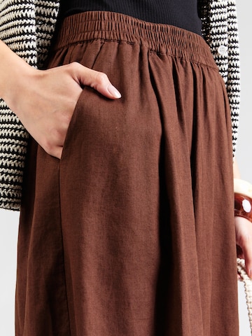 Wide Leg Pantalon Rich & Royal en marron