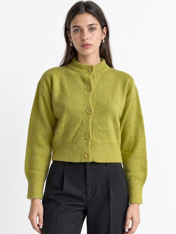 Viorna Knit cardigan 'Strickjacken' in Green: front