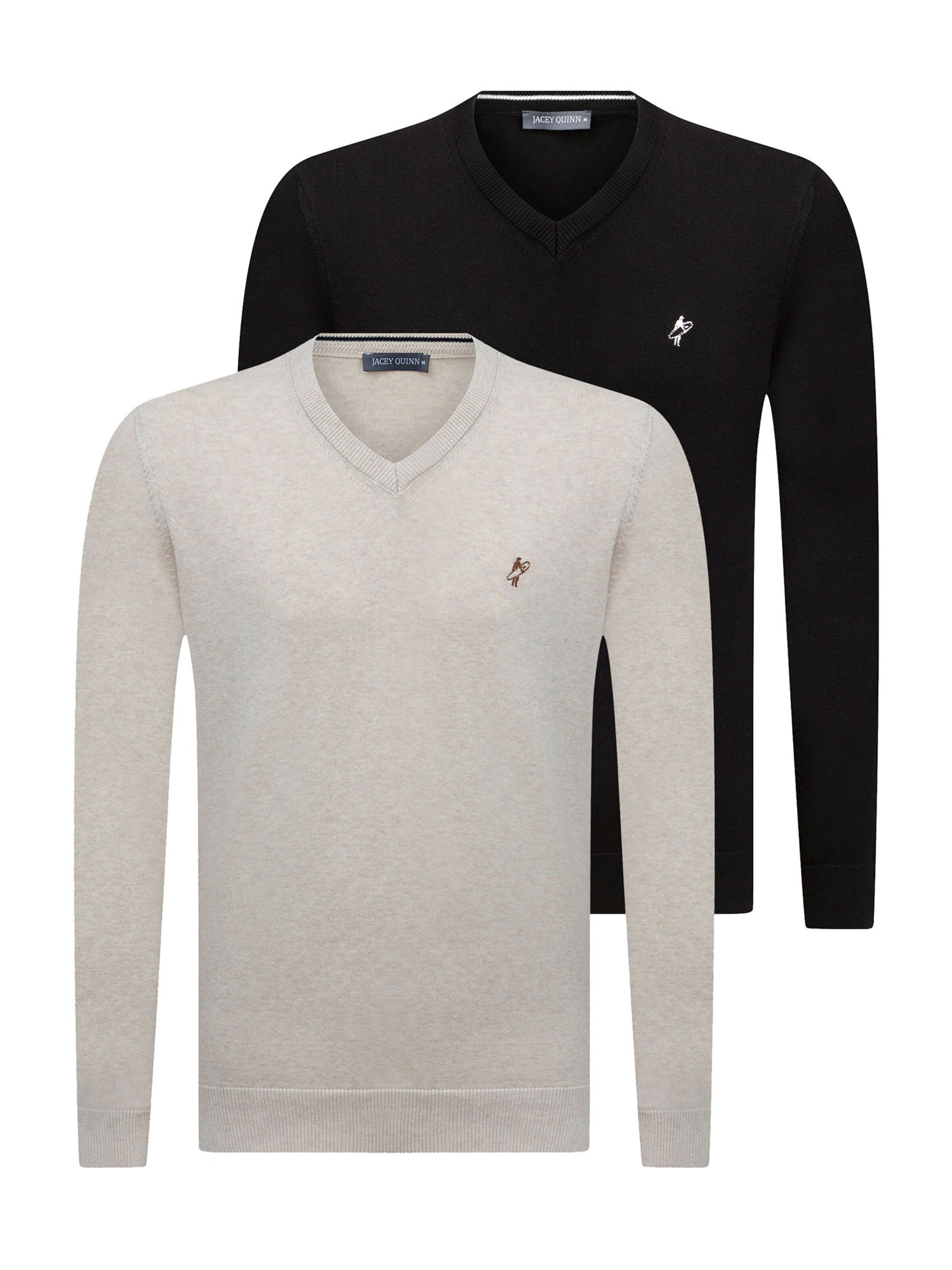 Pull-over Jacey Quinn en beige : devant