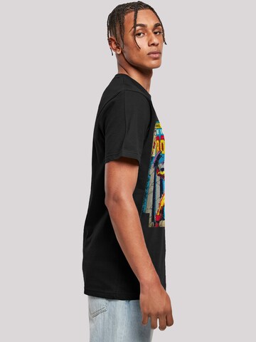 F4NT4STIC Shirt 'Marvel Iron Man Cover' in Black