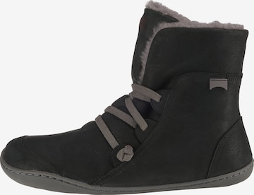 CAMPER Lace-Up Ankle Boots in Black