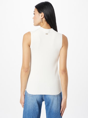 BOSS Black - Top 'Feskies' en blanco