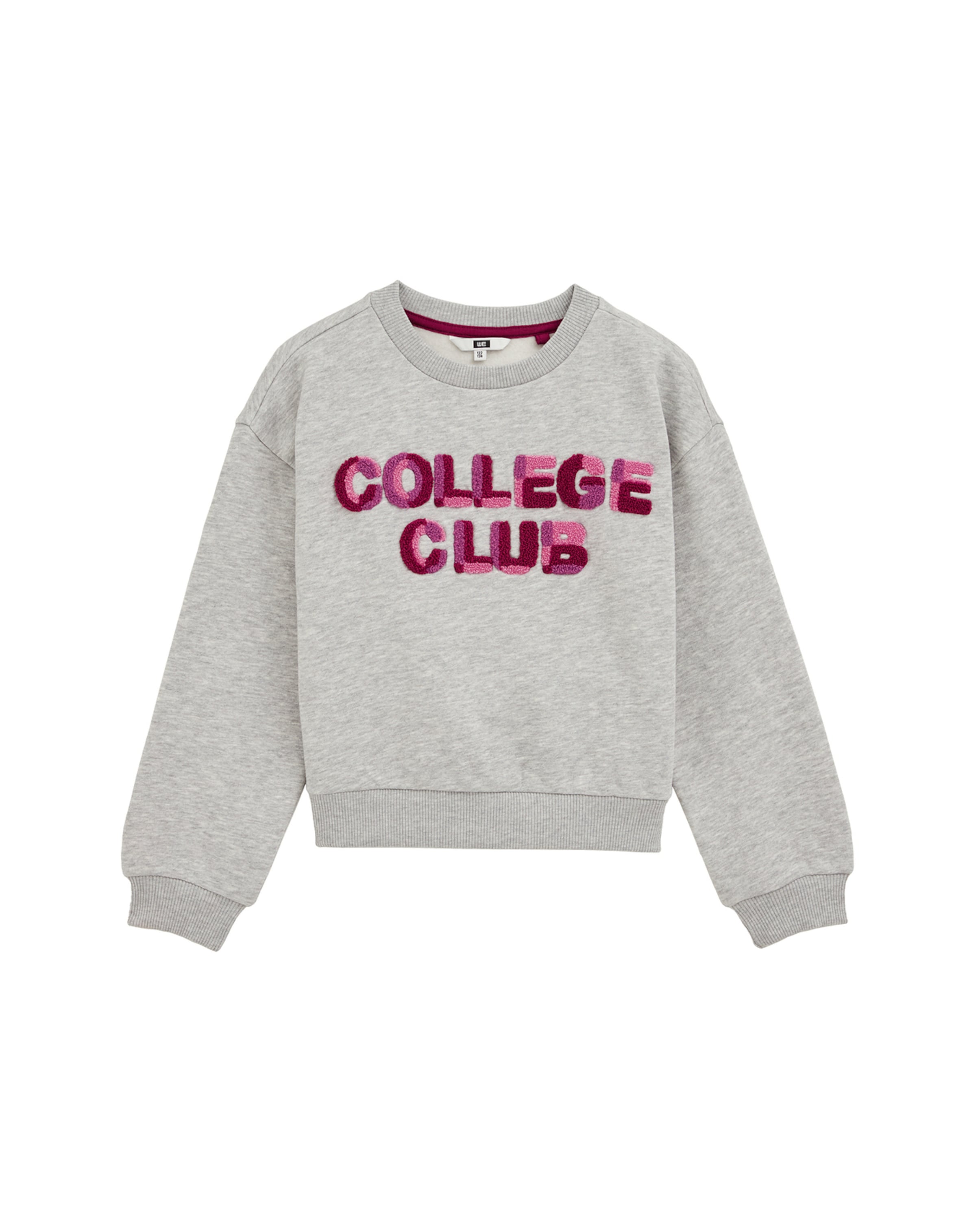 WE Fashion - Sweatshirt em cinzento: frente