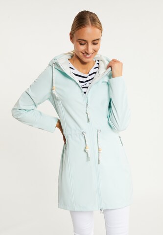 Schmuddelwedda - Chaqueta funcional en azul: frente